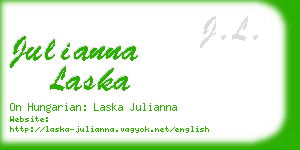 julianna laska business card